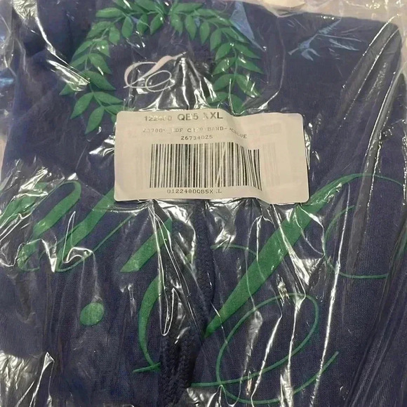 Victoria’s Secret pink Everyday Fleece Cropped Hooded sweatshirt blue 🆕 - Picture 6 of 8